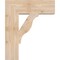 Ekena Millwork Funston Block Smooth Bracket, Douglas Fir, 5 1/2"W x 20"D x 24"H BKT06X20X24FST05SDF - alternate 4